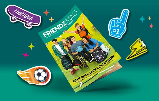 Katalog zur aktuellen Kollektion 2025 Friendzmag in Szene gesetzt