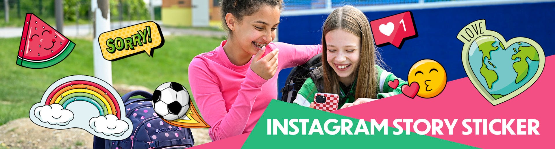 coocazoo Sticker für Instagram Storys