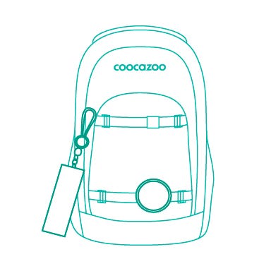 So werden Clip-Patch und Rucksack-Anhänger angebracht 