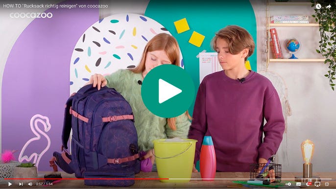 coocazoo Schulrucksack reinigen Video