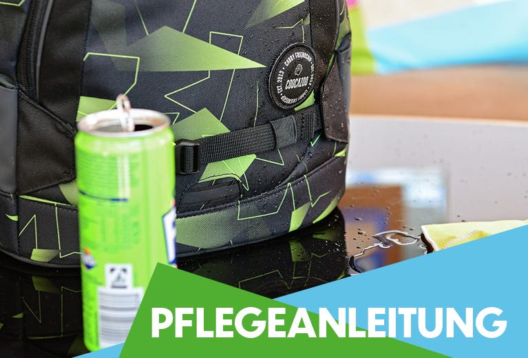 Pflegeanletiung - Rucksack reinigen